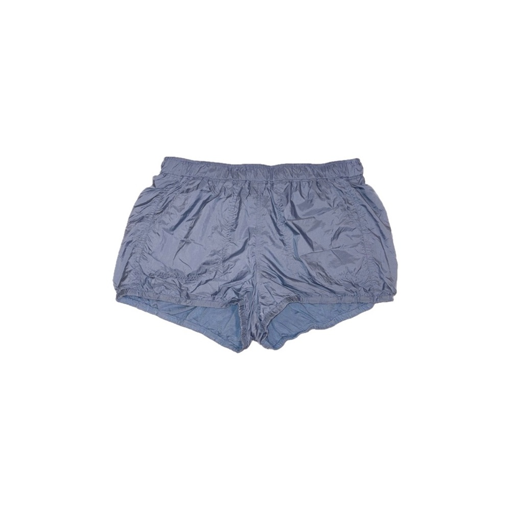 Free People FP Movement Sunshine Bubble Hem Shorts in Blue Mirage – Extra Large